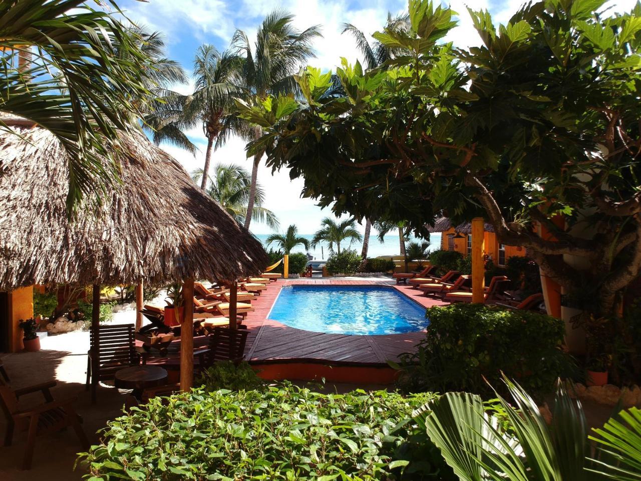 Seaside Cabanas Hotel Caye Corker Esterno foto