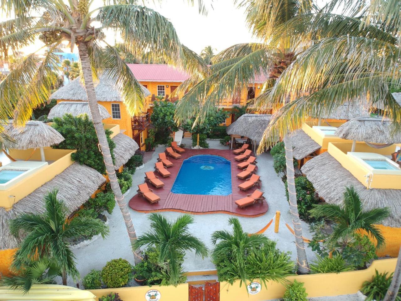 Seaside Cabanas Hotel Caye Corker Esterno foto